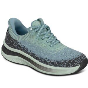 Orthofeet Women's Nira Hands-Free Sneakers Green Blue